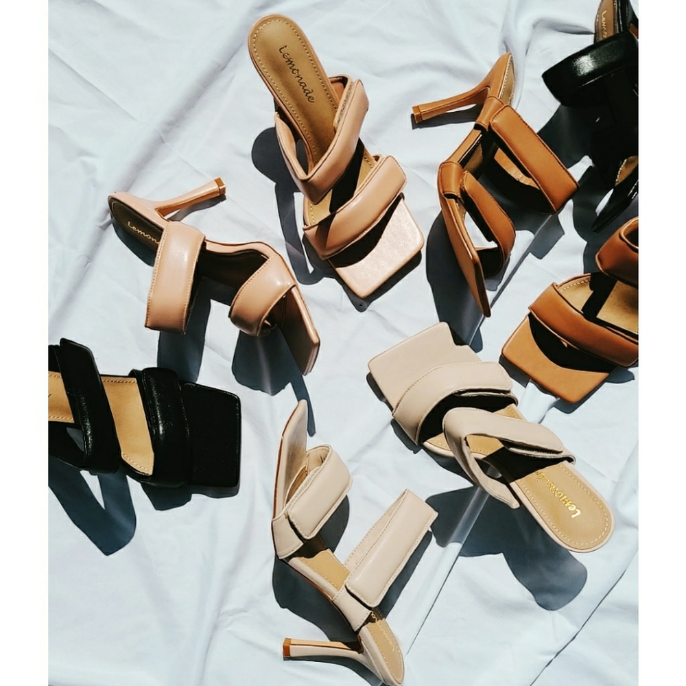 🚨LAST CHANCE// Tan heel Sandal - Picture 4 of 6